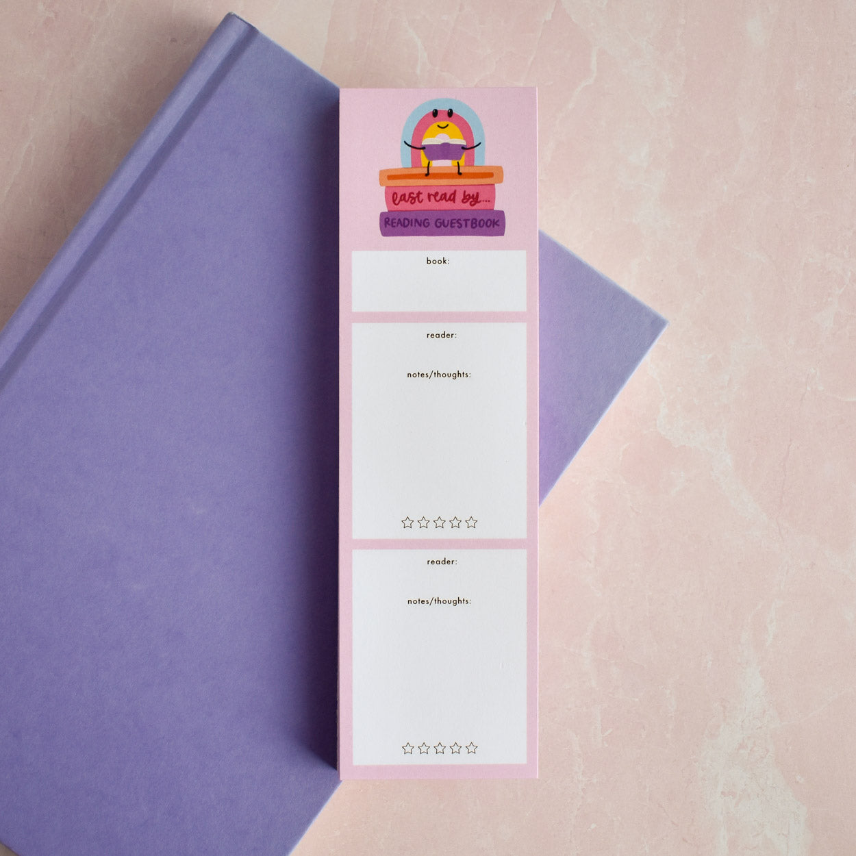 Last Read By Bookmark Notepad