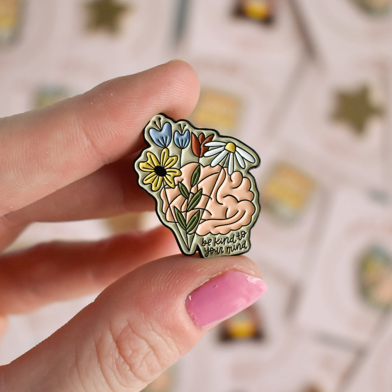 Be Kind To Your Mind Pin