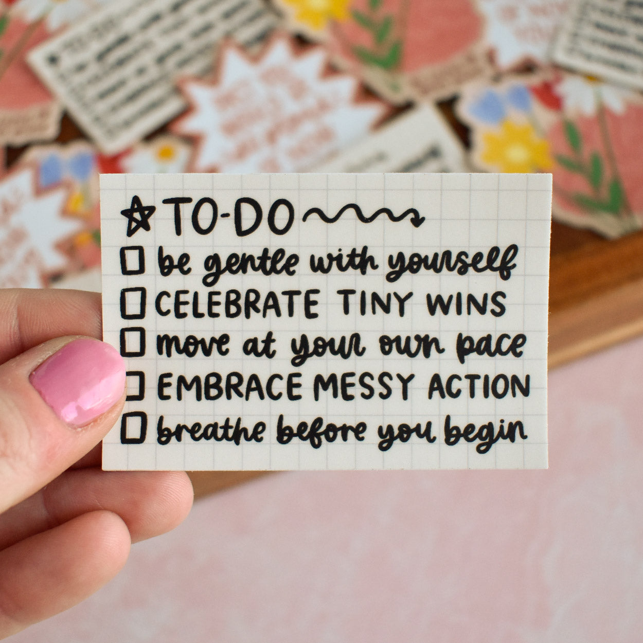 Gentle To-Do List Sticker