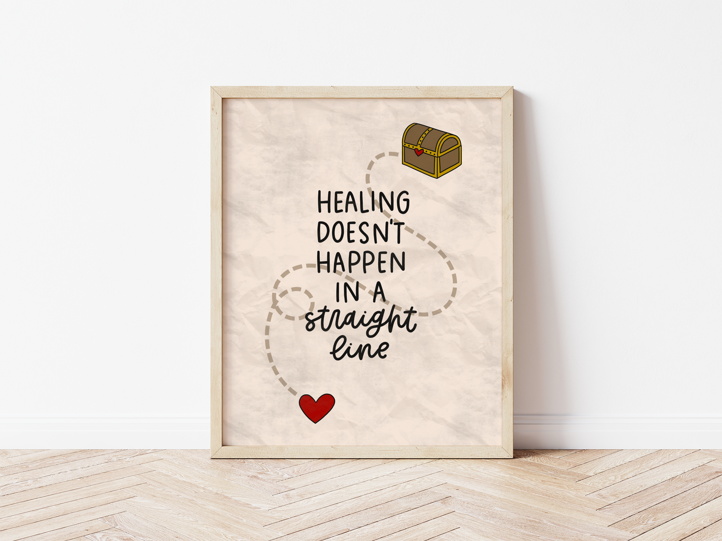 Healing / Straight Line Print
