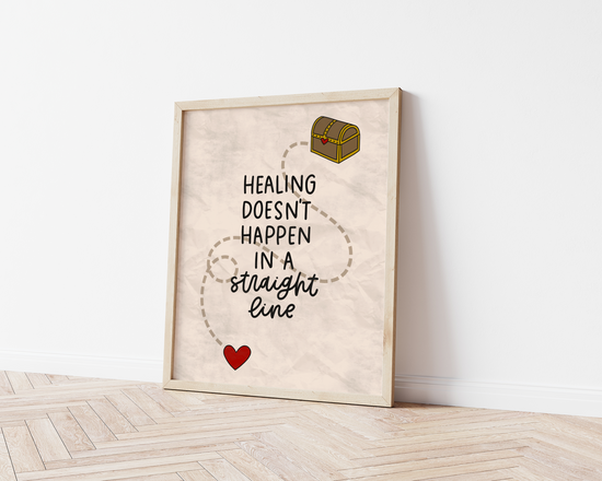 Healing / Straight Line Print