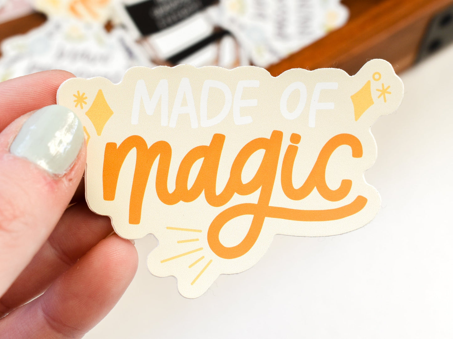 Load image into Gallery viewer, Made of Magic Sticker
