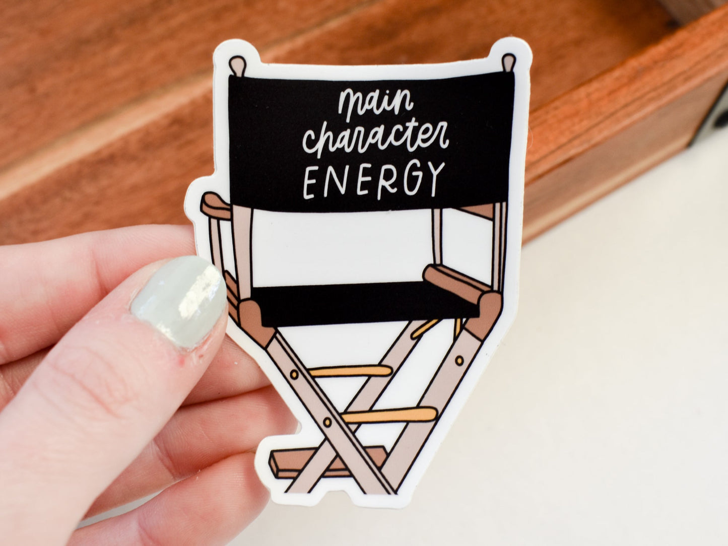 Main Character Energy Sticker | Funny Sticker for Laptop by KYBI ...