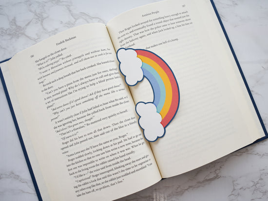 Rainbow Shaped Bookmark