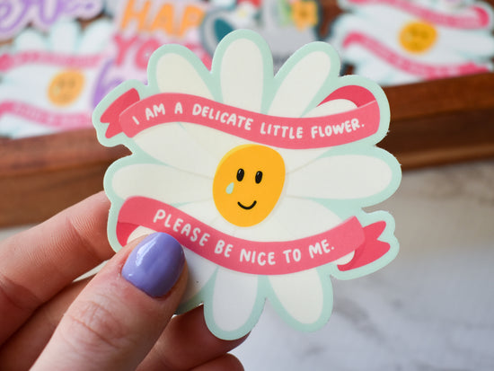 Load image into Gallery viewer, Delicate Flower Sticker
