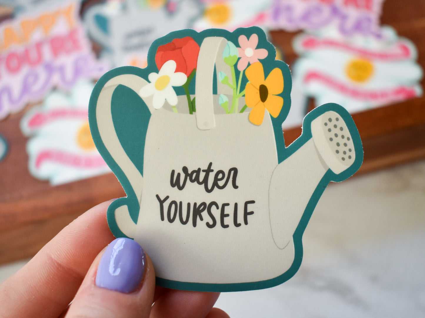 Water Yourself Sticker