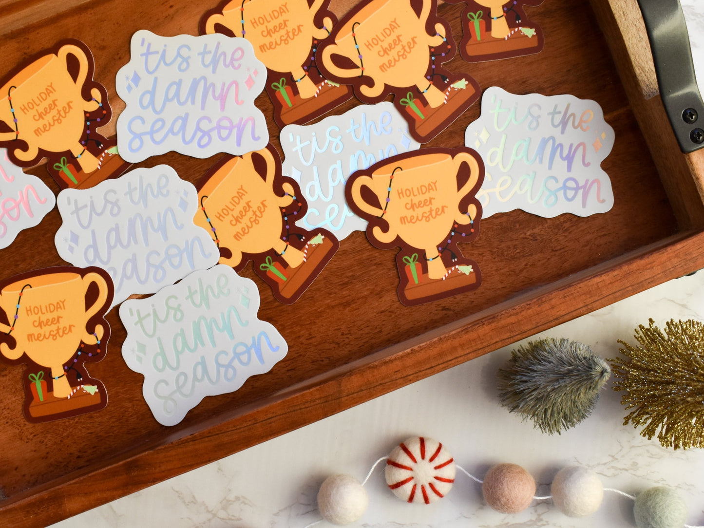 Load image into Gallery viewer, Holiday Cheermeister Sticker
