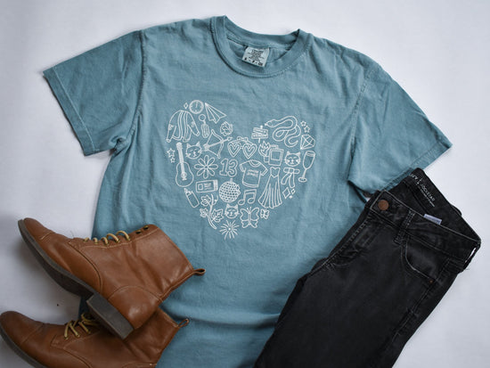 Load image into Gallery viewer, Swiftie Heart Tee
